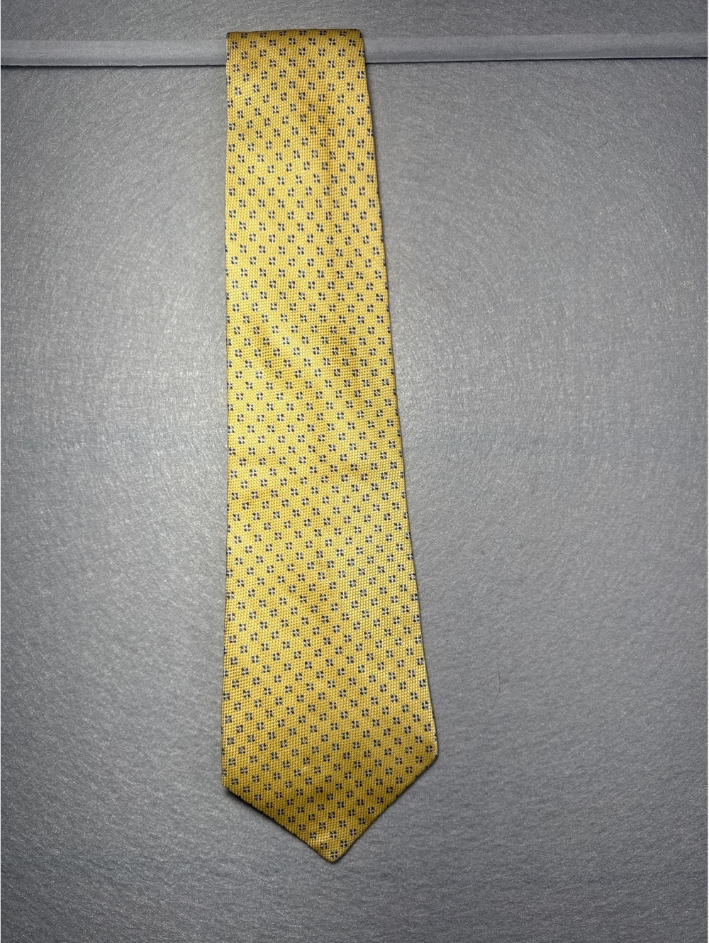 Tommy Hilfiger Men's Yellow Patterned Tie
